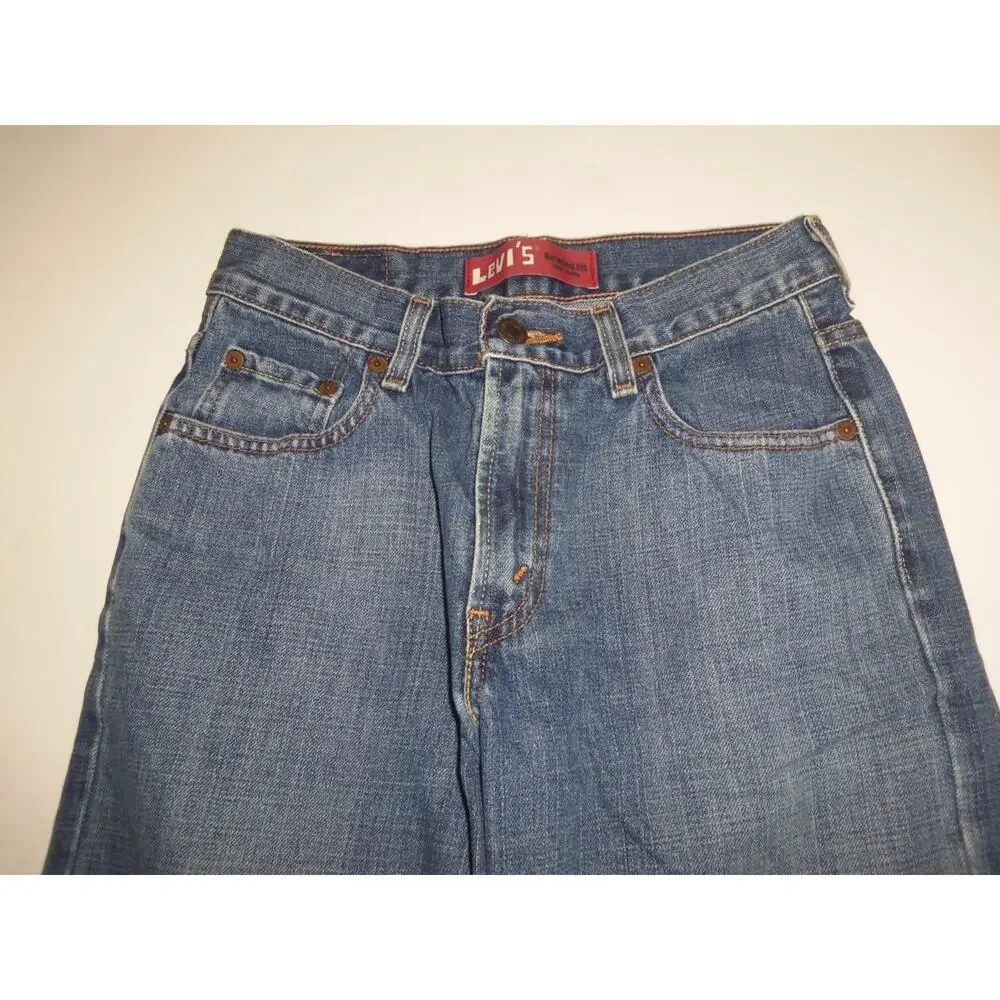 Levis 550 Blue Jeans Size 14 Regular Relaxed Fit -0316E95